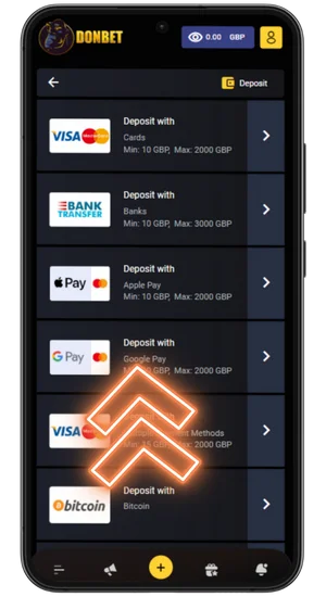 Make a deposit