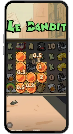 Mønter afsløret i bonusfunktionen